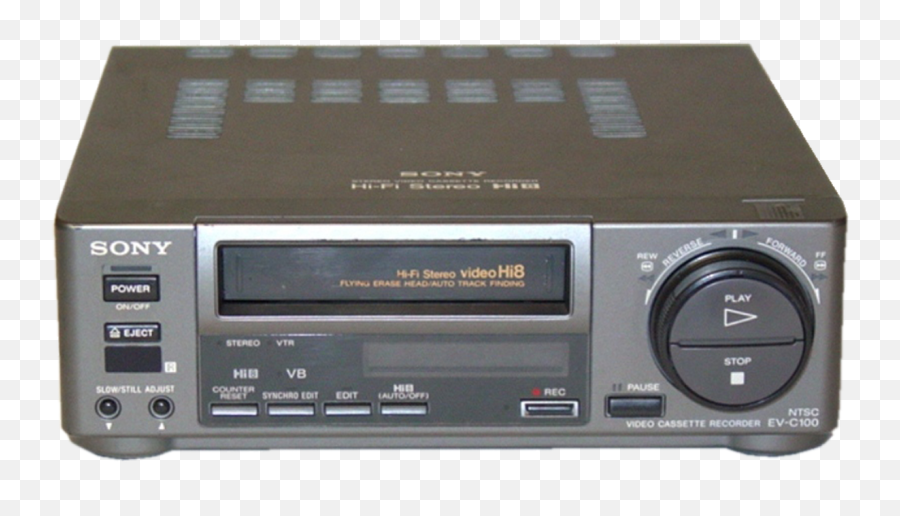 Sony Ev - C100 Hi8 Video8 Vcr Hi8 Png,Vcr Png