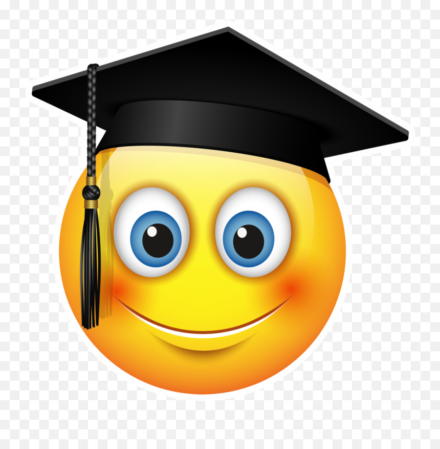 Clipart Transparent Cap Emoji Png - Grad Emoji,Cowboy Emoji Png