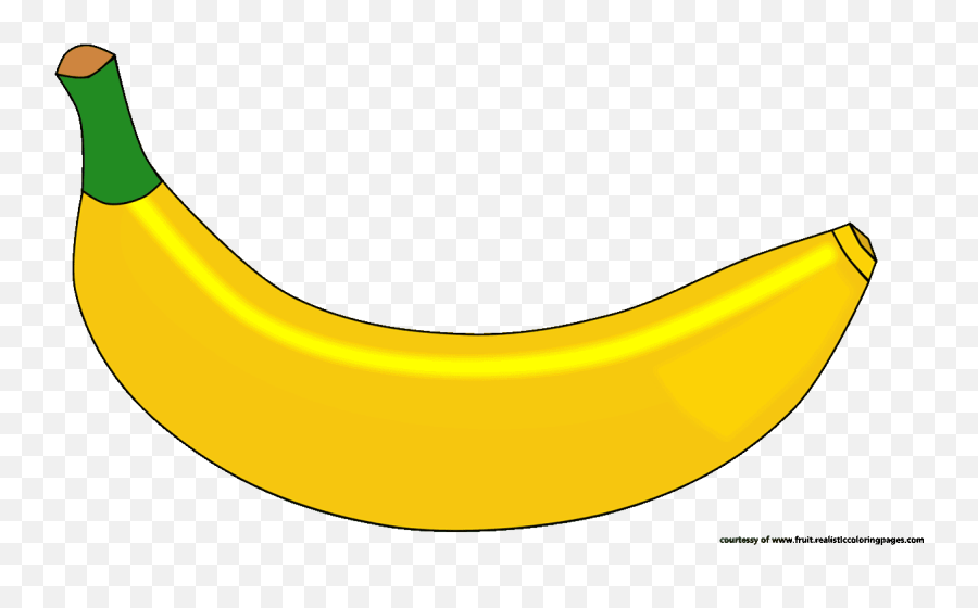 Banana Clip Art Png - Manzana Y Banana Dibujos,Banana Clipart Png