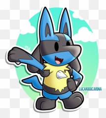 Lucario In Different Styles - Paper Lucario Png,Lucario Png