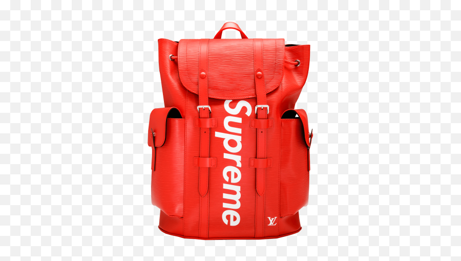 Supreme Backpack Transparent Png - Supreme X Louis Vuitton Backpack,Back Pack Png