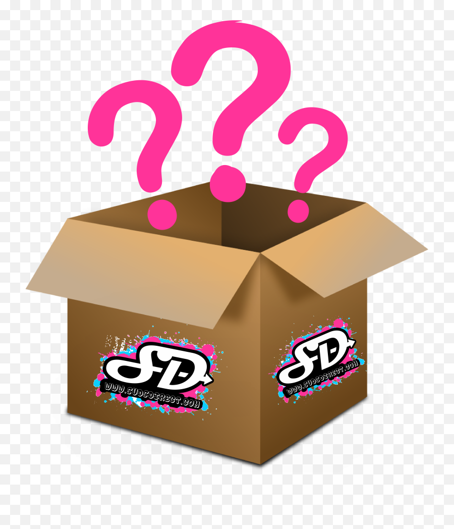 Wooden Mystery Box With Question Marks - Cardboard Png Box,Mystery Png