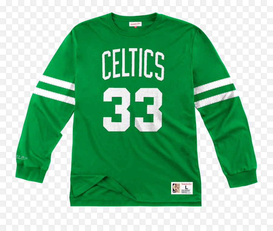 Larry Bird Name Number Longsleeve - Larry Bird Signed Jersey Png,Boston Celtics Png