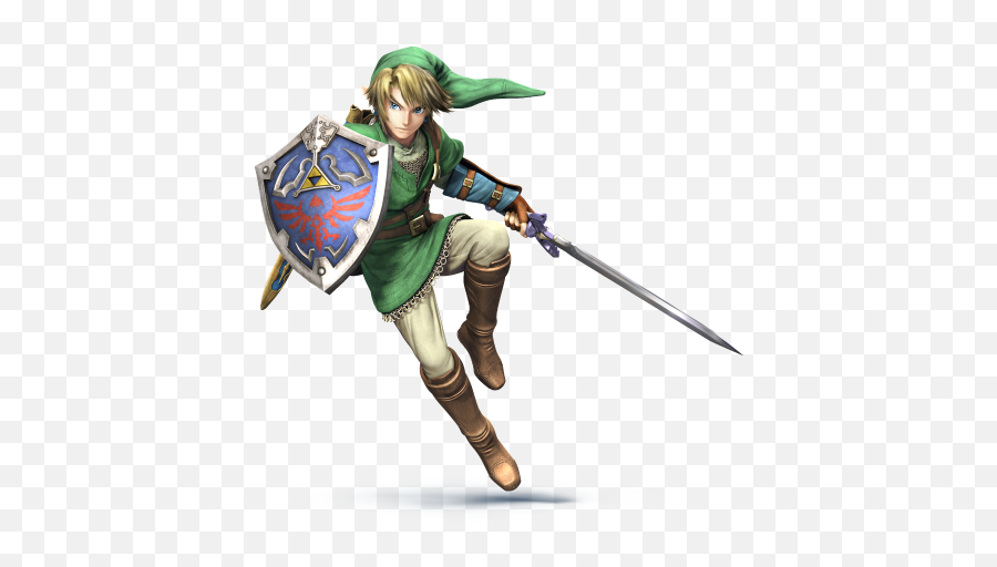 Link Character Transparent Png - Link Super Smash Bros Wii U,Video Game Characters Png