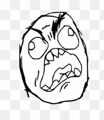 Pin - Png Rage Meme Face,Derp Face Png