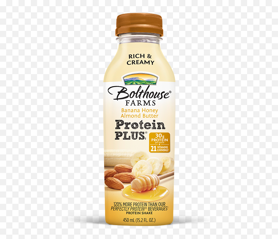 Protein Plus Banana Honey Almond Butter - Bolthouse Farms Bolthouse Protein Plus Png,Almond Transparent