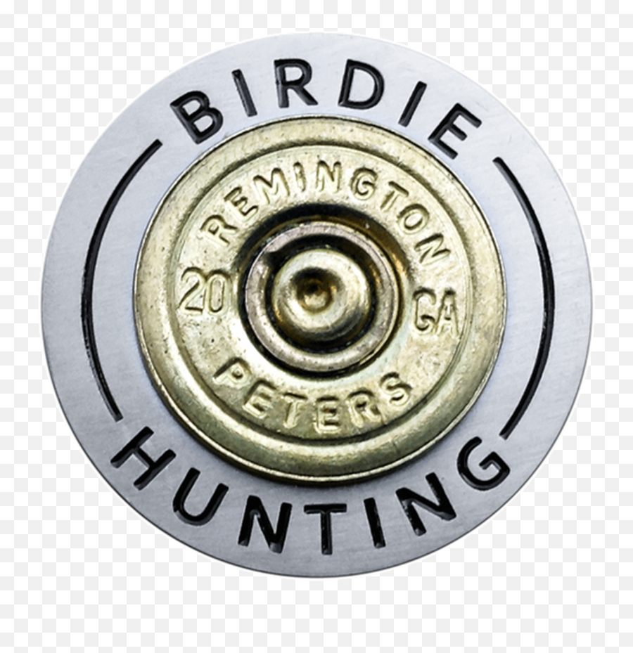 Birdie Hunting - 20 Gauge Shotgun Shell Ball Marker U0026 Hat Clip By Readygolf Circle Png,Shotgun Shell Png