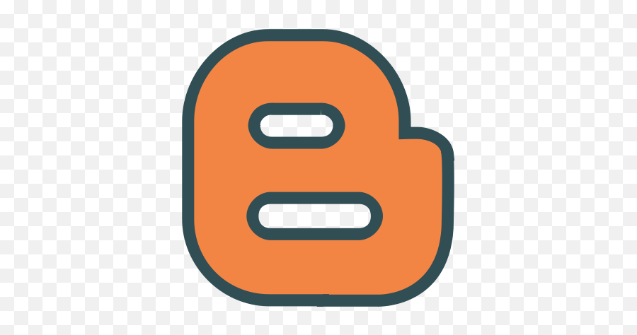 Blogger Brand Social Media Blog B Free Icon Of Brands - B Social Media Logo Png,B Logo Png