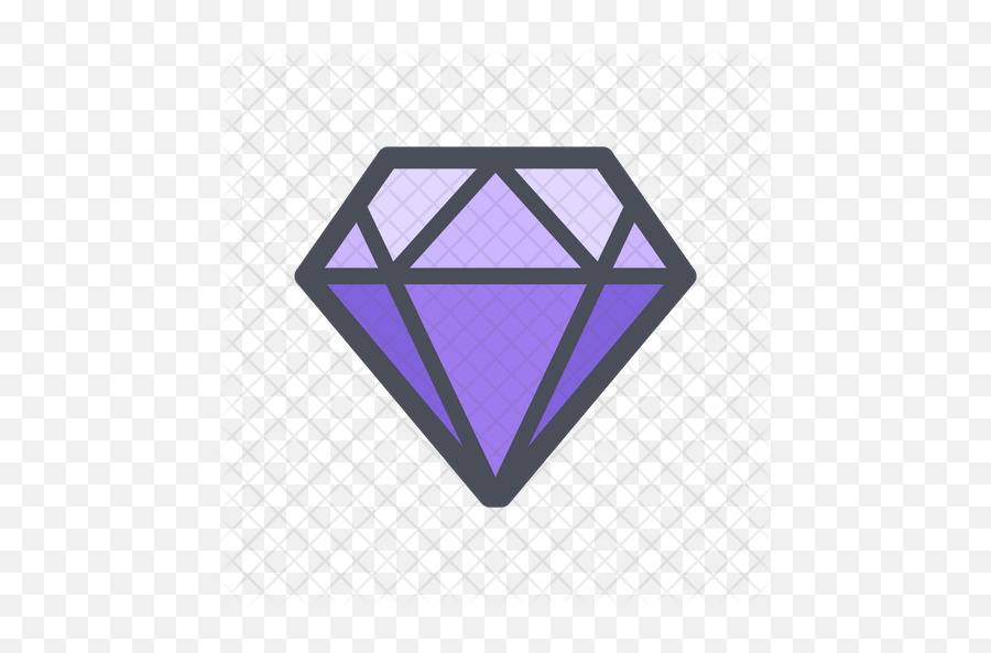 Diamond Icon - Triangle Png,Purple Diamond Png