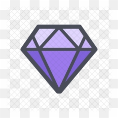 Diamond Icon - Triangle Png,Purple Diamond Png
