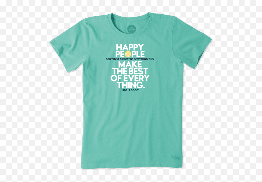 Womenu0027s Happy People Crusher Tee - Active Shirt Png,Happy People Png