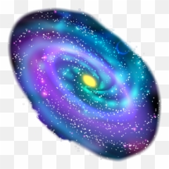 Color Spiral Galaxy Stars Sticker By Valeria Gercke - Beautiful Galaxy Color png