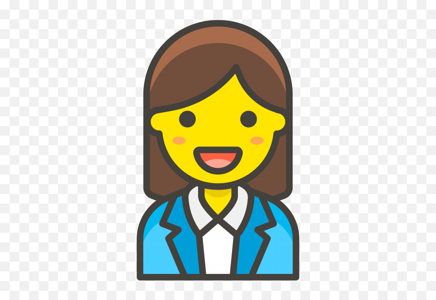 Download Woman Office Worker Emoji - Pilot Woman Icon Full Emoji Familia Png,Woman Icon Png