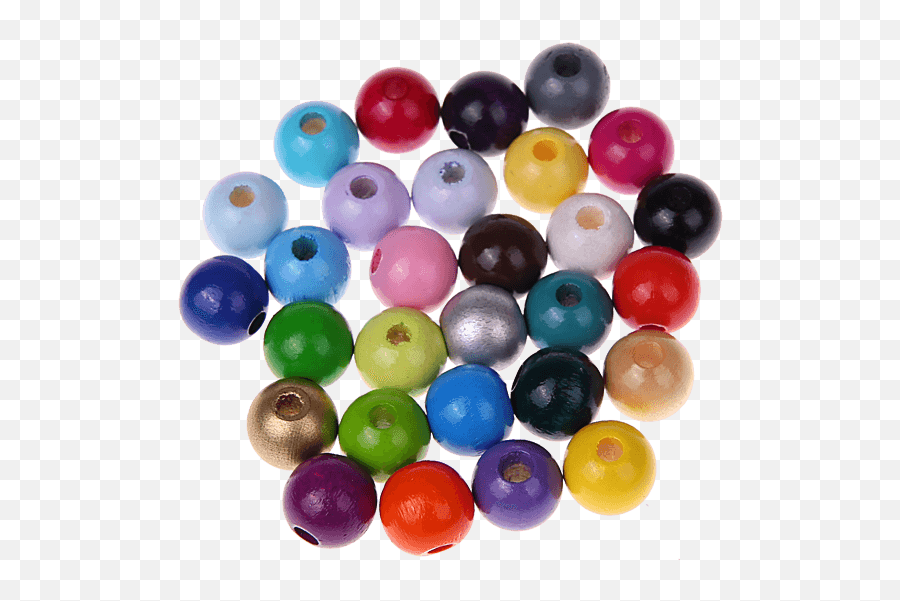 60 Round Beads 10mm - Bead Png,Beads Png