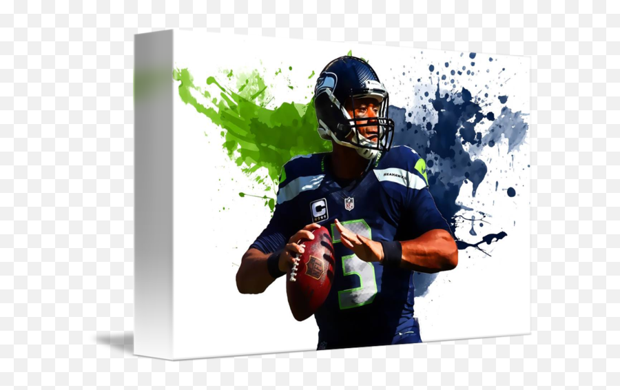 Russell Wilson - Kick American Football Png,Russell Wilson Png