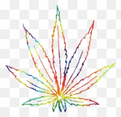 Smoke Weed Everyday Transparent Marijuana Cannabis Highlife - Outline Weed Plant Tattoo Png,Skunk Transparent