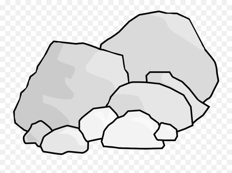 Rocks Boulders Rock Gray - Free Vector Graphic On Pixabay Stones Clipart Png,Rock Png