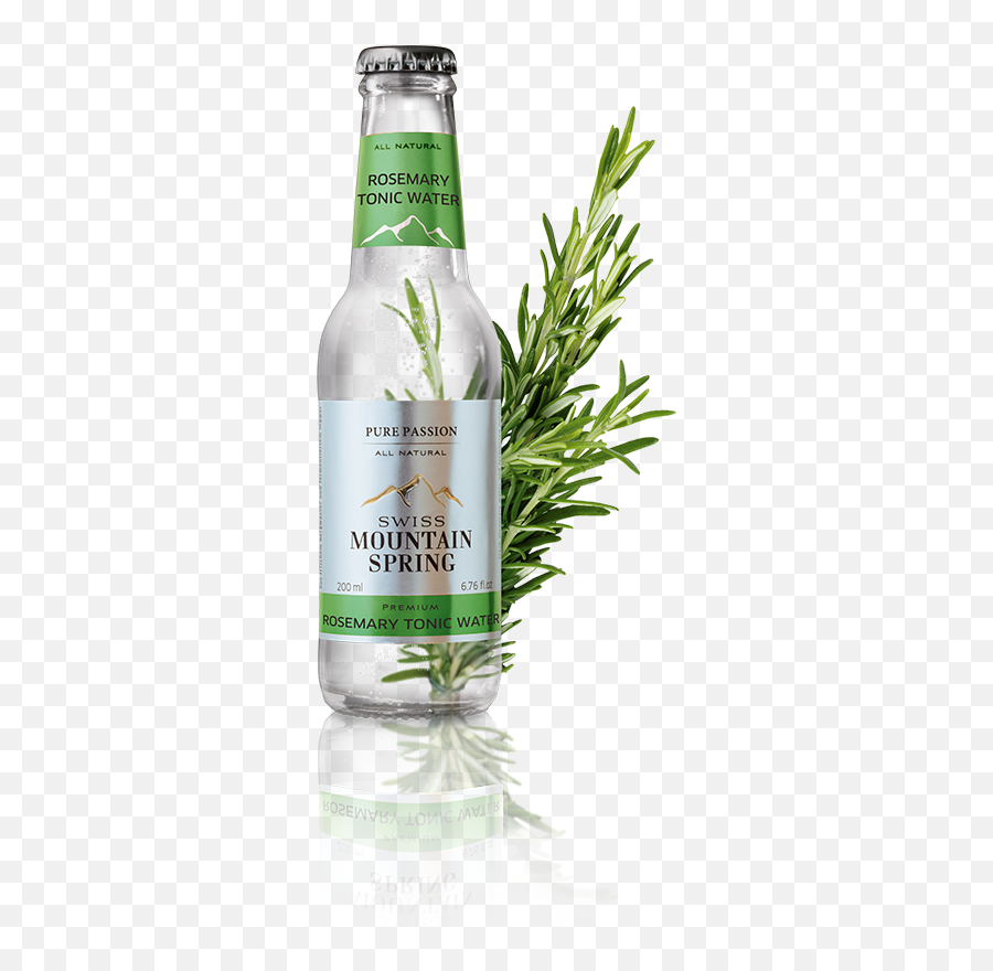 Download Rosemary - Glass Bottle Png Image With No Tonica Swiss,Rosemary Png