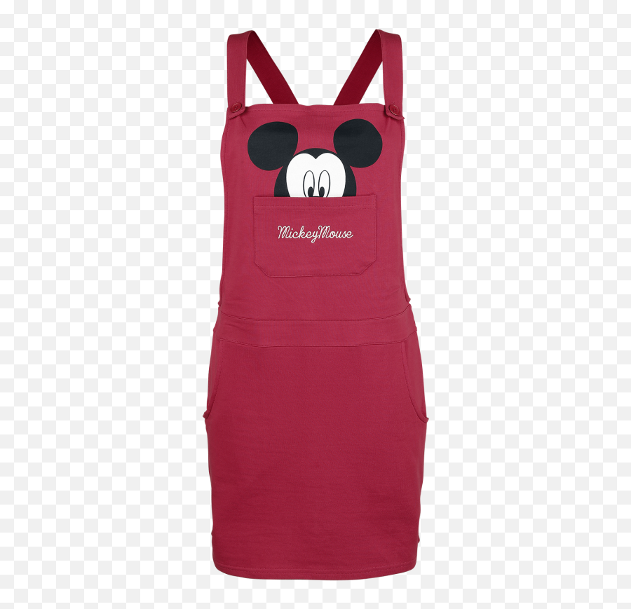 Mickey Mouse And Minnie U2013 Silhouettes Medium - Length Dress Burgundy Sleeveless Png,Mickey Mouse Face Png