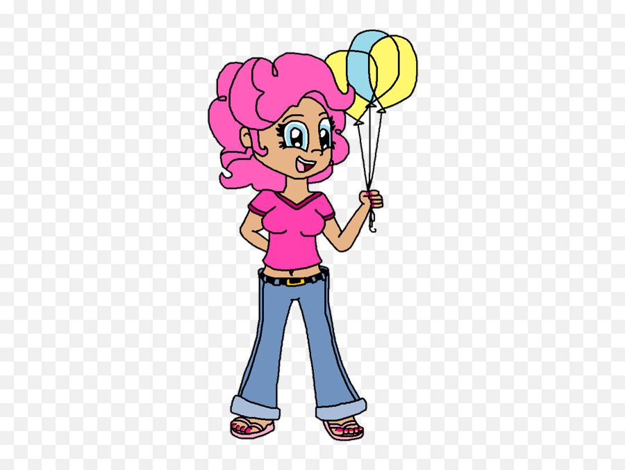 2328109 - Safe Artistlogan Jones Pinkie Pie Human Happy Png,Flip Flops Transparent Background