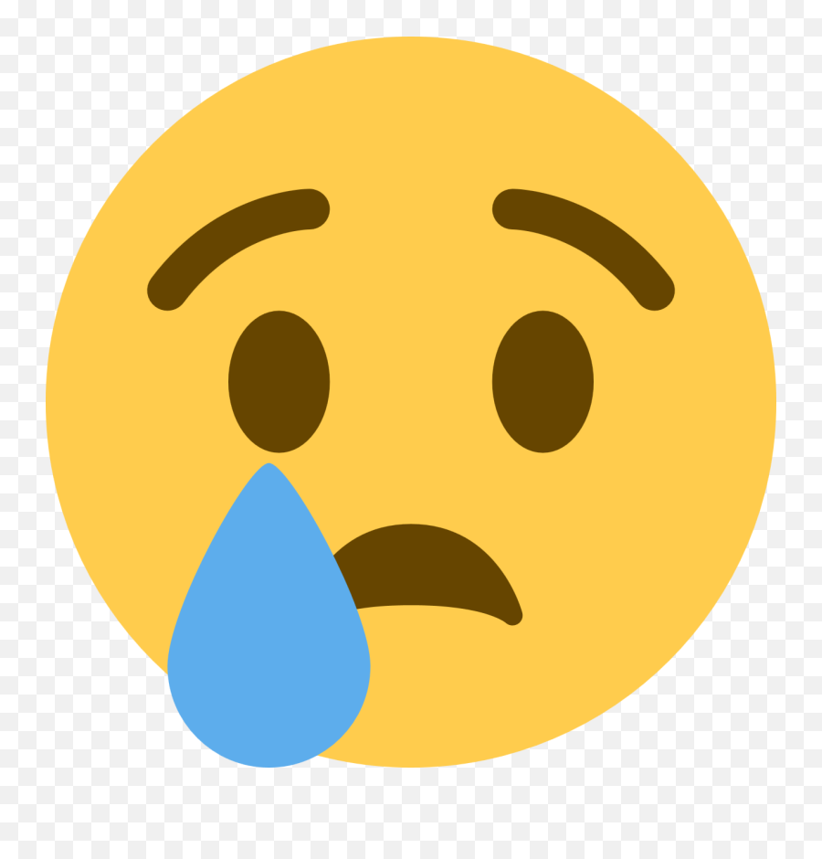Tear Emoji Meaning With Pictures - Sad Emoji Png,Sad Face Emoji Transparent