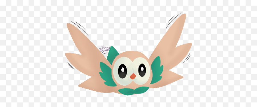 Rowletbyshiningbanette - Da23vyipng 500500 Pixels Fictional Character,Rowlet Png