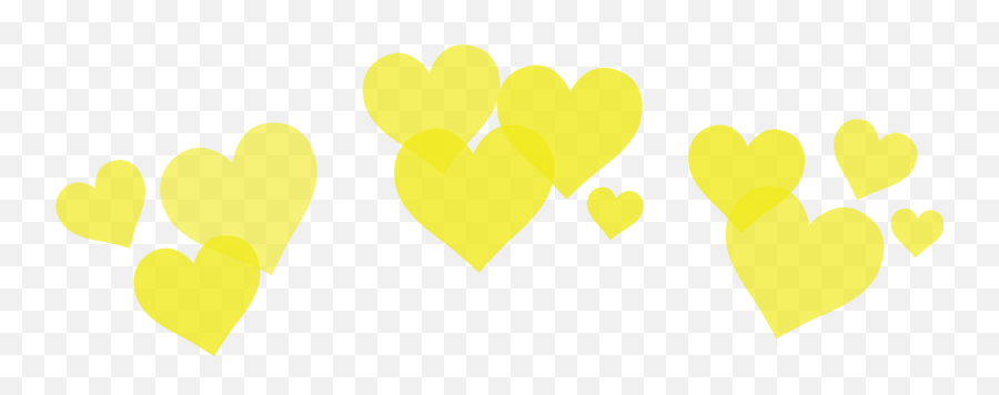 Report Abuse - Yellow Heart Crown Png,Snapchat Heart Filter Png
