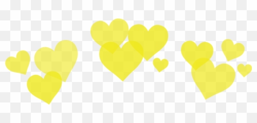 Report Abuse - Yellow Heart Crown Png