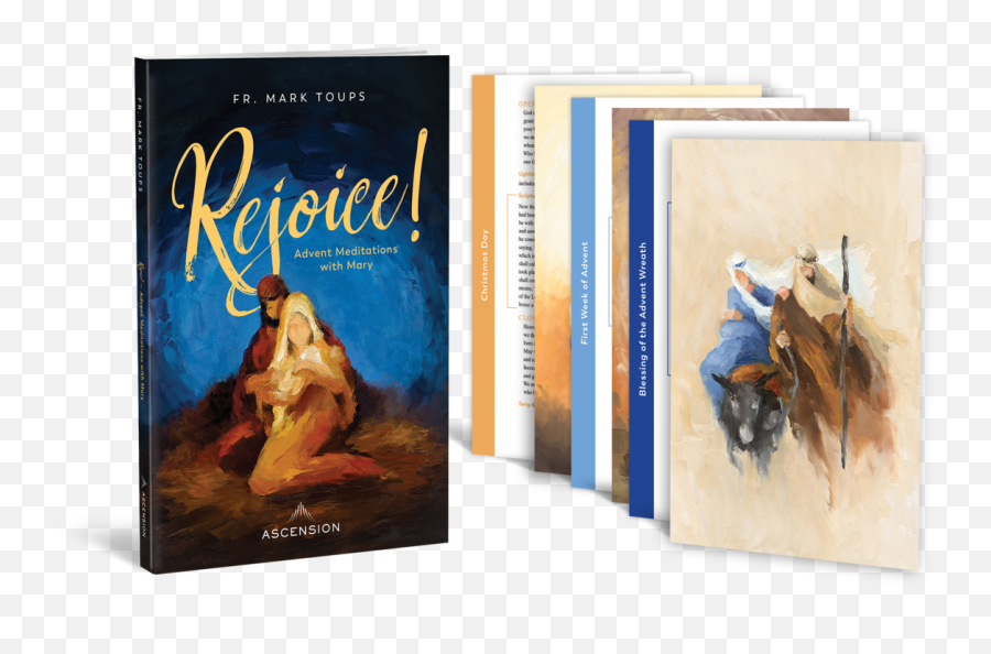 Rejoice Advent Meditations With Mary Journal And Prayer Cards Bundle - Rejoice Advent Meditations With The Holy Family Png,Advent Wreath Png