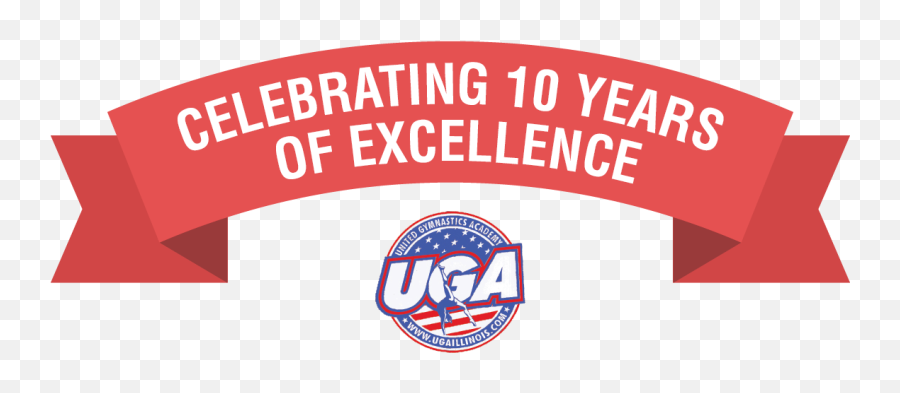 Uga Png - Celebrating 10 Years Of Excellence In Gymnastics Language,Uga Logo Png