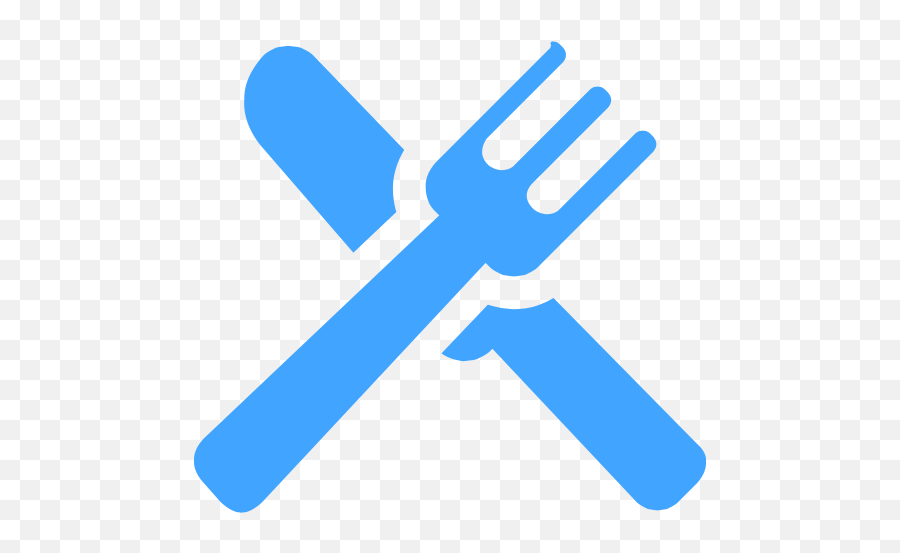 Lunch Menu - Lunch Break Icon Blue 512x512 Png Clipart Fork And Knife Vector,Lunch Icon Png