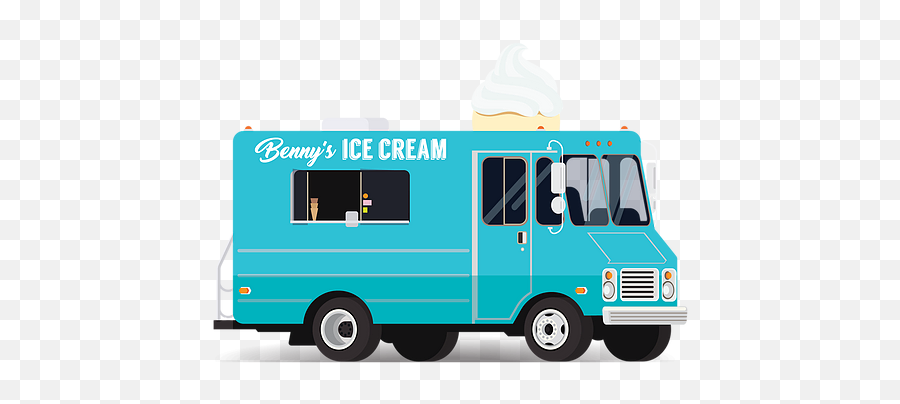 Bennys Ice Cream Truck - Ice Cream Catering Png,Ice Cream Truck Png