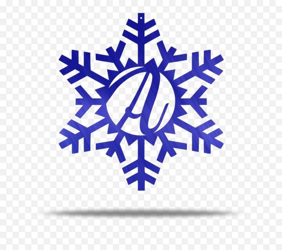 Download Snowflake Personalizable Steel Wall Sign - Hvac Frozen Snow Flake Clipart Png,Snowflake Icon Png
