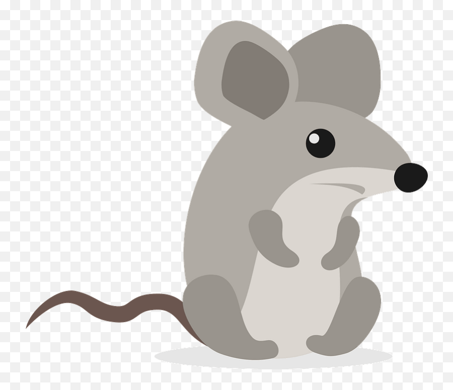 Gray Mouse Clipart Free Download Transparent Png Creazilla - Gray Rat Clipart,Mouse Animal Png