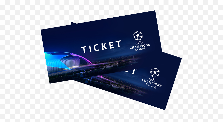Win Tickets To Watch Your Favourite Team In Action - Uefa Champions League Png,Tickets Png