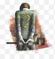 Batman - Arkham Riddler Convicted Juniors Vneck Tshirt Riddler Png,Riddler Png