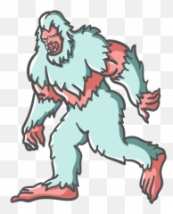 Bigfoot Sasquatch Growling Walking - Transparent Png U0026 Svg Illustration,Bigfoot Png