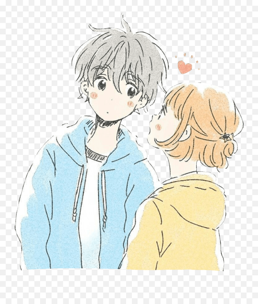 Download Cuteanime Anime Kawaii Animecouple Couple Cute - Cute Anime Couple Kawaii Png,Cute Anime Png