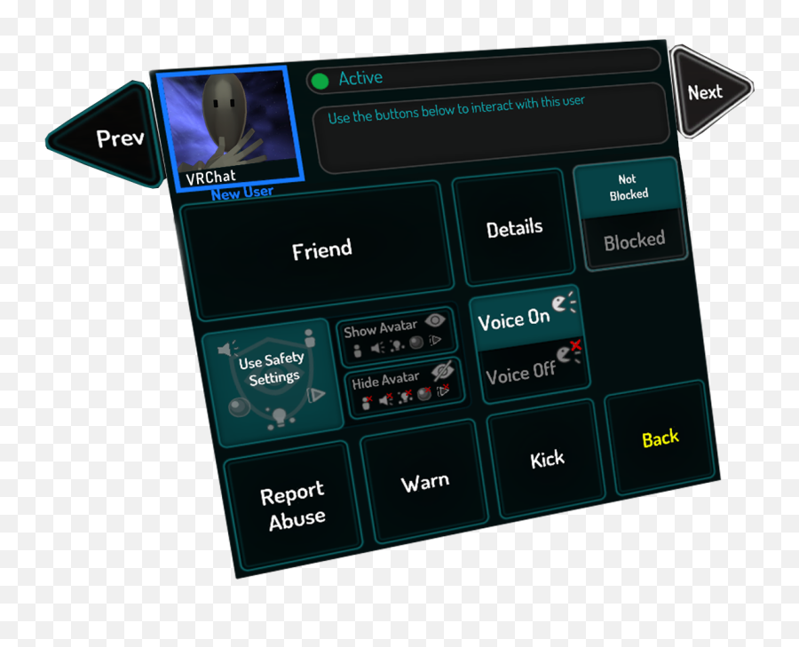 Vrchat Safety And Trust System - Vrchat Nuisance Rank Png,Create User Icon