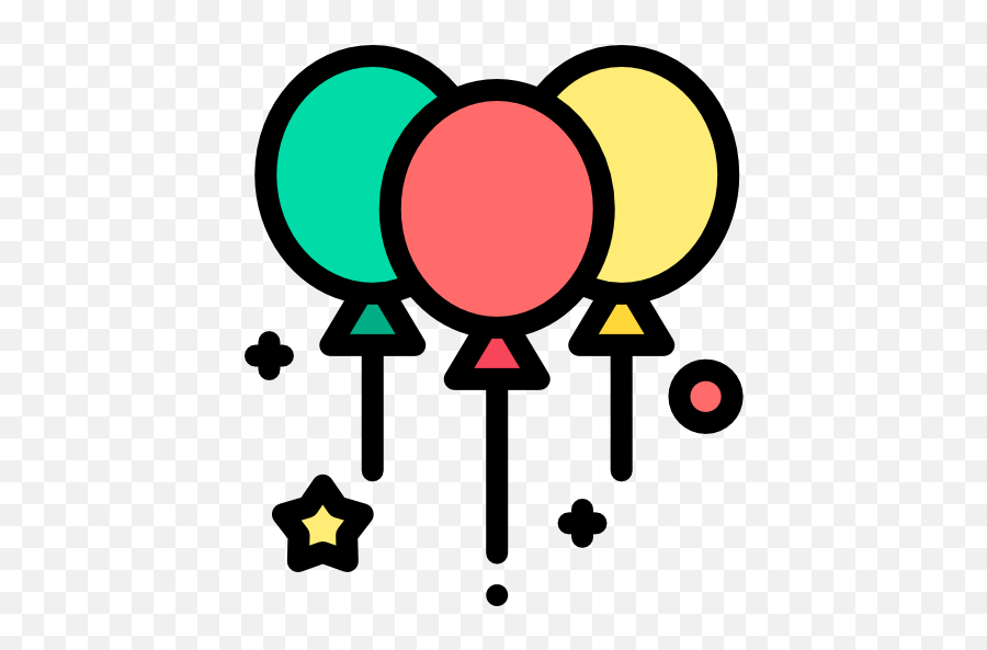 Free Icon Balloons - Dot Png,Balloons Icon