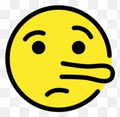 Lying Face Emoji - Symbols For png