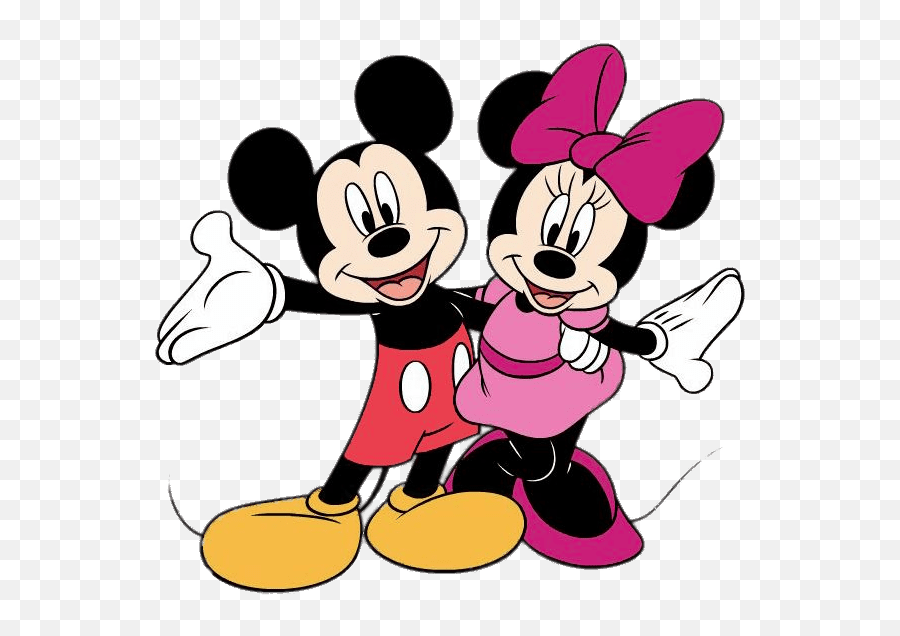 Mickey And Minnie Mouse Together Png Image Transparent