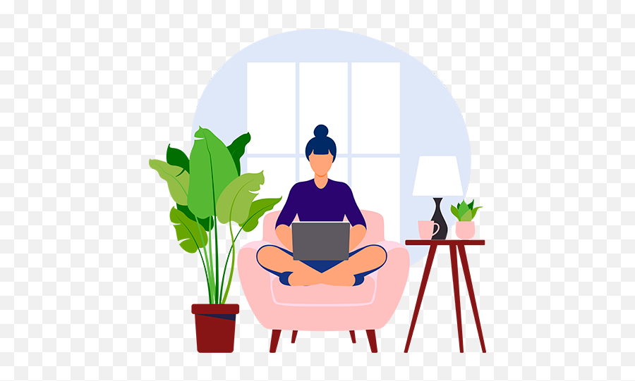 Remote Employees - Datagamz Furniture Illustration Png,Office Worker Icon