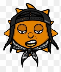 Asap Rocky - Logo Glo Gang Characters Clipart Full Size Glo Gang Logo Png,Kool Aid Man Transparent