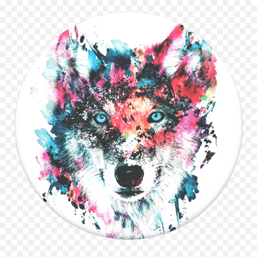 Wolf Popgrip Popsockets Official - Wolf Popsocket Png,Cool Wolf Icon