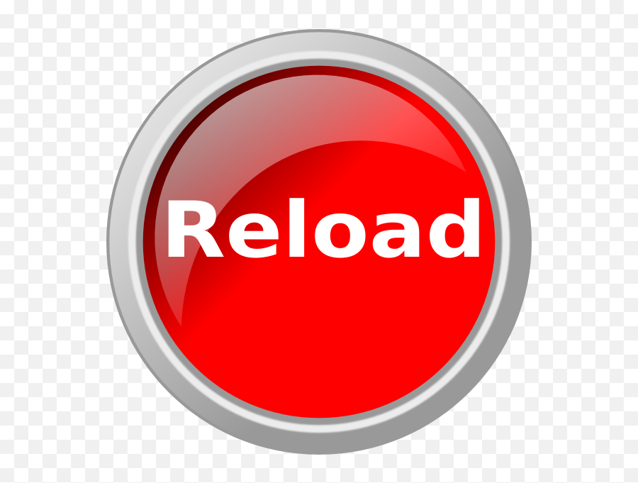 Red Reload Button Clip Art - Vector Clip Art Itau Unibanco Png,Reload Icon Png