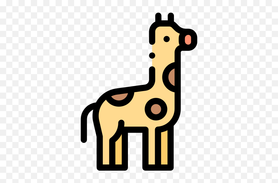 Giraffe - Free Animals Icons Animal Figure Png,Ts Icon