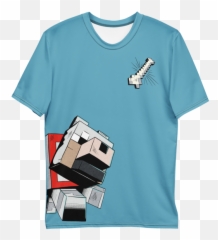 Minecraft Wolf Tamed Unisex Short Sleeve - Shirt Official png