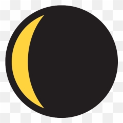 Waning Crescent Moon Symbol Id 8756 Emojicouk Png