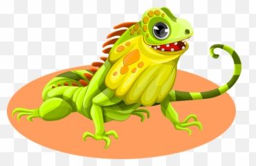 Iguana Desenho Png Transparent Images - Iguana Cartoon Png,Iguana Png